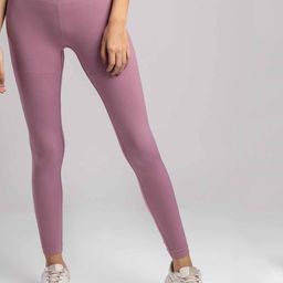 SKNZ Women Purple Solid Antimicrobial Tights-image-91
