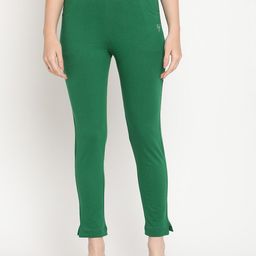 TAG 7 Women Green Solid Jeggings-image-58