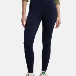 Jockey Super Combed Cotton Stretch Leggingssoft Waistband-AW87-image-61