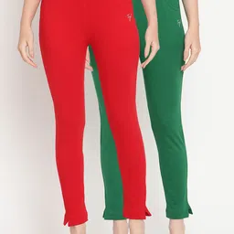 TAG 7 Women Red Leggings-image-19