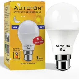 auto-on Day/Night Sensor LED Bulb 9W Wired Sensor Security System-30
