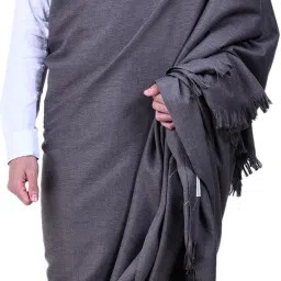 Kashmiri queen Wool Solid Men Shawl-image-67