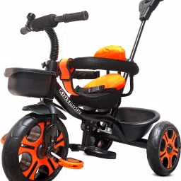 Thunder Plug N Play Kids/Baby Tricycle with Safety Guard Rail and Parental Control with Seat Belt for 12 Months to 48 Months Boys/Girls/Carrying Tricycle-image-82