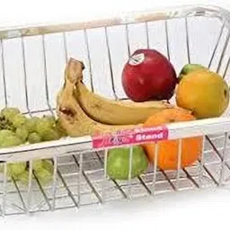Stainless Steel Rectangular Basket | Rust-Proof Wire Sink Organizer | Multipurpose Dish Rack Storage Basket-image-64