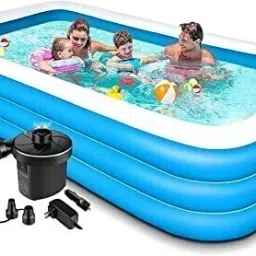 Bath Tubs for Adults Spa with 8.5 Feet Blue Inflatable Swimming Pool-20