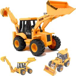 Plastic 2 in 1 JCB Construction Vehicle-11