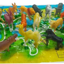 20 Pieces Farm and Jungle Animal Figure Zoo Wild Forest Animal 3 Inches Each-image-11
