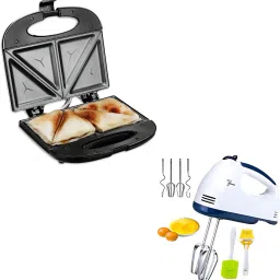 Combo C342 Electric Sandwich Maker & Hand Mixer Blender - 15 Years Warranty Toast-3