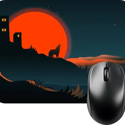 FINIXSTORE Premium Wolf Howling Scenery Printed (9 inch x 7 inch) Non Slip Base Mousepad-image-30