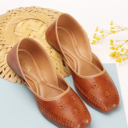 Women Embroidered Punjabi Traditional Jutti/Mojari for Girls Bellies For Women-image-14