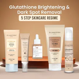 glamveda Glutathione 5-Step Skincare Routine With Premium Gift Box For Healthy & Radiant Skin | Brightening and Lightening Combo-picture-41