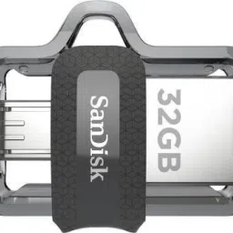 SanDisk dual 32 singlepen 32 GB Pen Drive Compatible with Laptop, Tablet, Desktop Computer, Mobile, Netbook, Audio Player, Television USB 3.0 Plastic Case-1