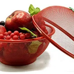 Apple Shape Net Fruits Basket For Kitchen Steel Fruit & Vegetable Basket-picture-16