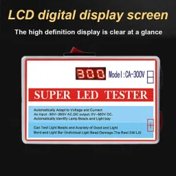 darkingwings 0-300V Output All LED LCD TV Backlight Tester Meter Tool Lamp Beads Light Meter Digital Voltage Tester image 2