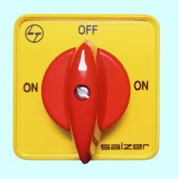 Salzer (L&T) 32A 61196 Cam Operated Rotary Switch S32 B13, 4 Pole ON - OFF 90'-21