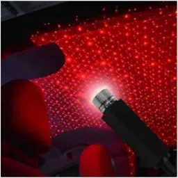 TOOLART -ZA-S290-Car Ambient Star Light,Car Atmosphere Lamp,360 degree Rotation(RED)-30