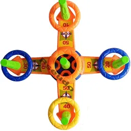 Funny Ring Toss 5 Poles Game For Kids-14