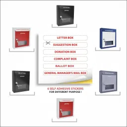 impulse by plantex All in 1 Multipurpose Letter/Complaint ( Ivory) Suggestion Box image 5