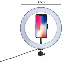 JAMMY ZONES Portable 10" Ring LED Light With 3 Brightness Mode Flash STAND TRIPOD 7ft J13 Ring Flash image 2