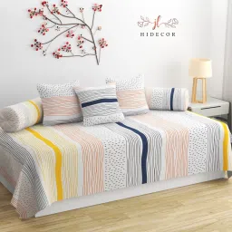 Cotton Abstract Diwan Set-7