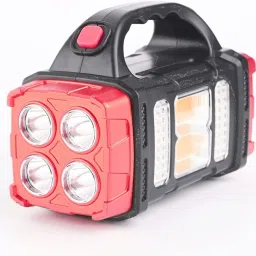 MULTIFUNCTION SOLAR WATERPROOF FLASHLIGHT WITH USB CHARGING,TWIN BULB LED & COB Torch-14