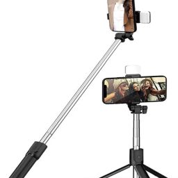 EYNK 3 in 1 Multifunctional Extended Stick with Wireless Remote, LED Light & tripod stand for all Phones Bluetooth Selfie Stick-24