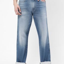 Wrangler Men Blue Skanders Low-Rise Heavy Fade Stretchable Jeans-image-44