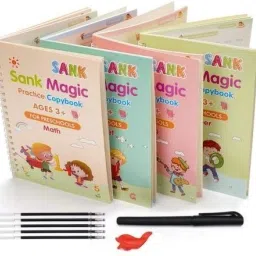 "Magic Copybook Set: Learn with 4 Books, Pen, Refills"-picture-24