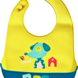 Silicon Baby Bib for Feeding & Weaning Babies, Waterproof-image-72
