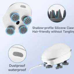 KTOSTON Deep kneading Head Massager for Hair Growth Deep Scalp Relaxation, and Stress Relief – Rechargeable Massager-image-95