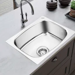 Oval Single Bowl 24x18x9 Inches Kitchen Sink| 304 Stainless Steel Sink 24 X 18 X 9 Inches Vessel Sink-image-53