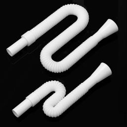(P OF 2) PVC HOSE PIPE FOR WASH BASIN/ SINK 1.130 PVC Kitchen Pipe for Sink/ Waste/ Wash Basin Expandable & Flexible Drain Pipe Hose Pipe-image-75