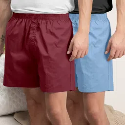 Pack of 2 Solid Men Boxer-image-89