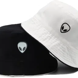 Jamont Unisex Bucket Hat Beach Sun Hat Fishing Hat Reversible Double-Side-Wear-17