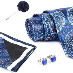 AXLON Silk Cufflink & Tie Pin Set-image-8