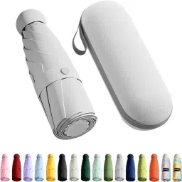 Capsul Umbrella with Case for Men & Women (Manual Open) Umbrella-12