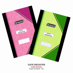 Gate Register - 144 Pages Gate Register - 144 Pages, Offices & Schools premium Quality (21.2 Cm X 33.5 Cm) 1-Part Hard Bound-image-7