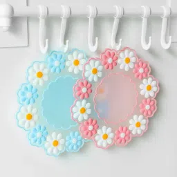 Silicone Hot Pot Holder/Hot Mat/Dining table mat(2 set) SIZE-15CM mat finish Trivet-5