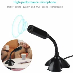 trendy M-30 USB MICROPHONE FOR LAPTOP & PC, EASY TO USE, 360° ADJUSTABLE, PLUG & PLAY USB MIC FOR VIDEO CONFERENCING/MEETING Microphone image 3