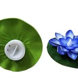 black paper Lotus Candle/MultiColor floating lotus with light Multicolor Candle image 5