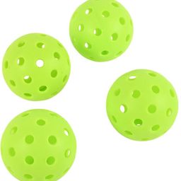 Morex Neon Green Pickle Balls Set of 4 with 40 Precision Molded Holes Pickleball Pickleball Ball-image-16