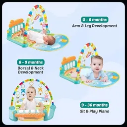 4-in-1 Musical Baby Gym with Light-Up Piano-image-88