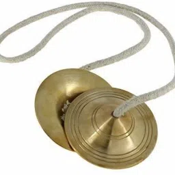 Hand Cymbals Brass Percussion Instrument Manjira Manjeera Pair 8cm set of 1 Kartal Instrument-image-42