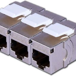 MX STP Cat6A Inline Coupler (Shielded) Inline LAN F/F Extender Plug (Pack of 3) Lan Adapter-6