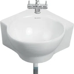 Corner Sink Wall Hung Mounted Glossy Finish White Wash Basin for Bathroom Size 13 x 13 x 5 Inch Corner Basin-16