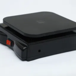 Skeisy BLACK MINI BAL 10KG/1GM WITH CHARGING ADAPTOR AND DISPLAY BOTH SIDE Weighing Scale image 2