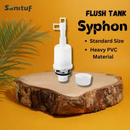 Syphon Internal Fitting Set for Flush Tank/Cistern Heavy PVC Material Flush Tank Lever-31
