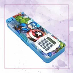 School Compaas Box Two Type Art Plastic Pencil Box-image-33