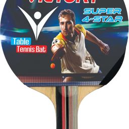 SUPER Tournament Table Tennis Racquet 4 Star Red Table Tennis Racquet-image-3