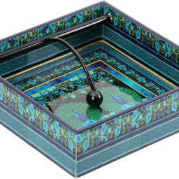 2 Peacocks Napkin Holder Vehicle Tissue Dispenser-24